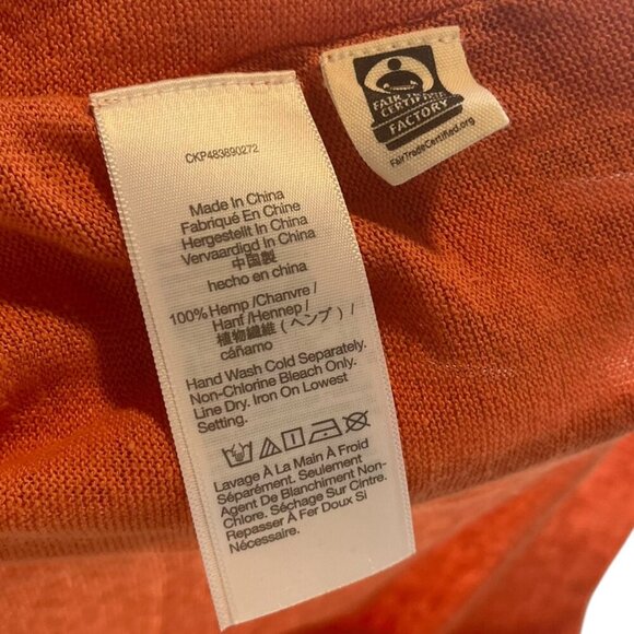 Madewell Women's S Morton Ombré Printed Pullover Sweater Printed Ombre‎ Tanger - Picture 5 of 7